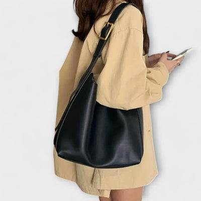 Lora. – Elegante Leren Schoudertas