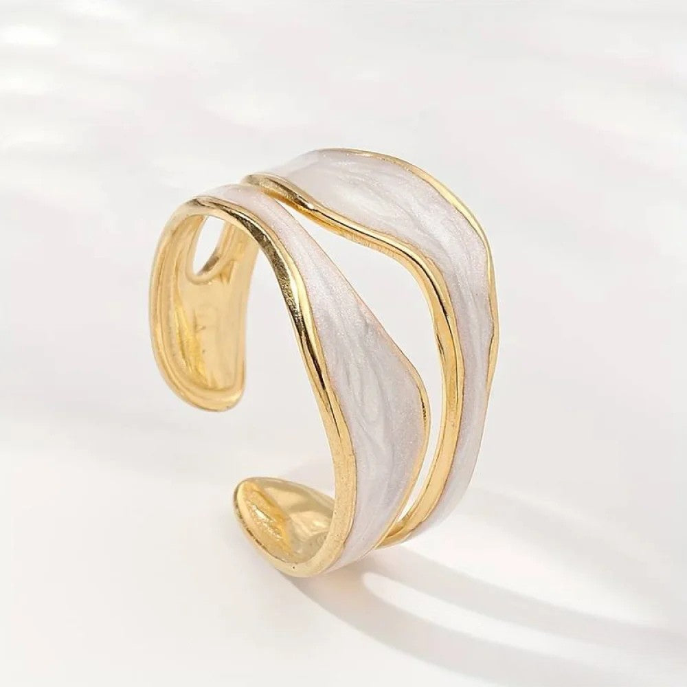 Antieke Witgouden Ring