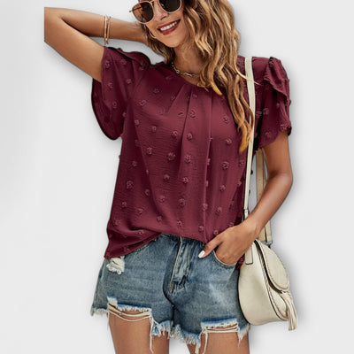 Charlotte - De perfecte polkadot blouse