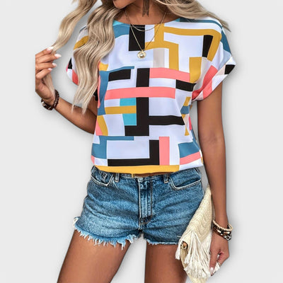 Chloe - Korte Mouwen Blouse