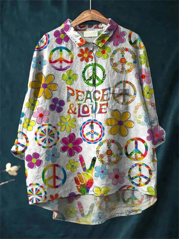 Hippie™ - Vrede Kunst T-shirt