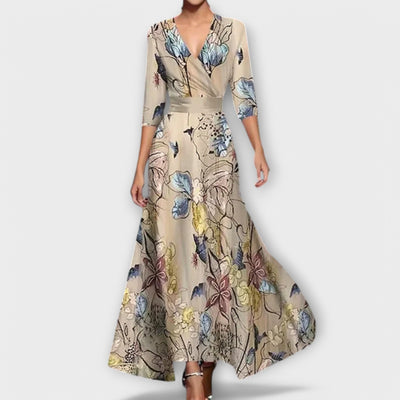 Alma - Elegante Mouwen Design Damesjurk