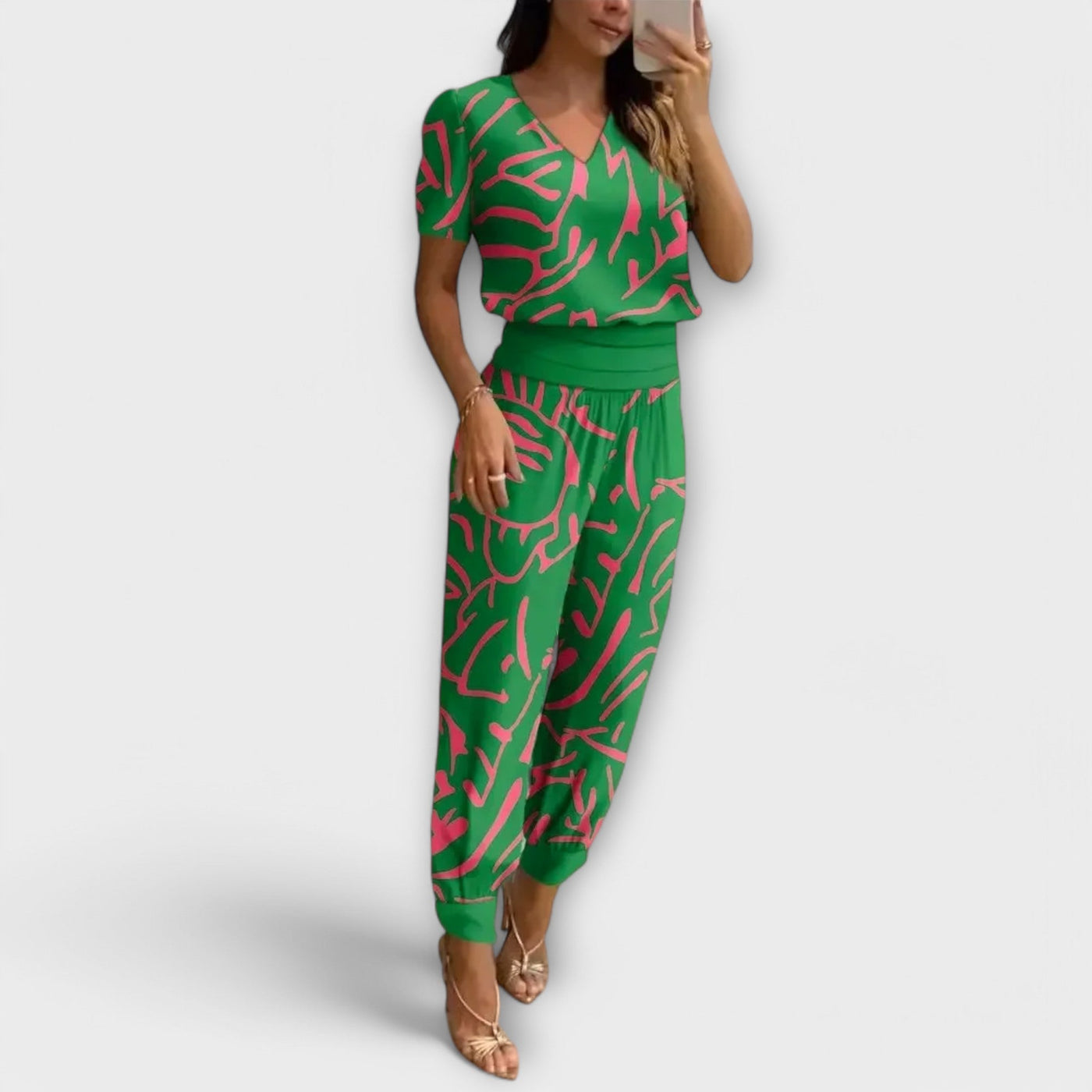 Irmelin – Elegante Set Met Top En Broek