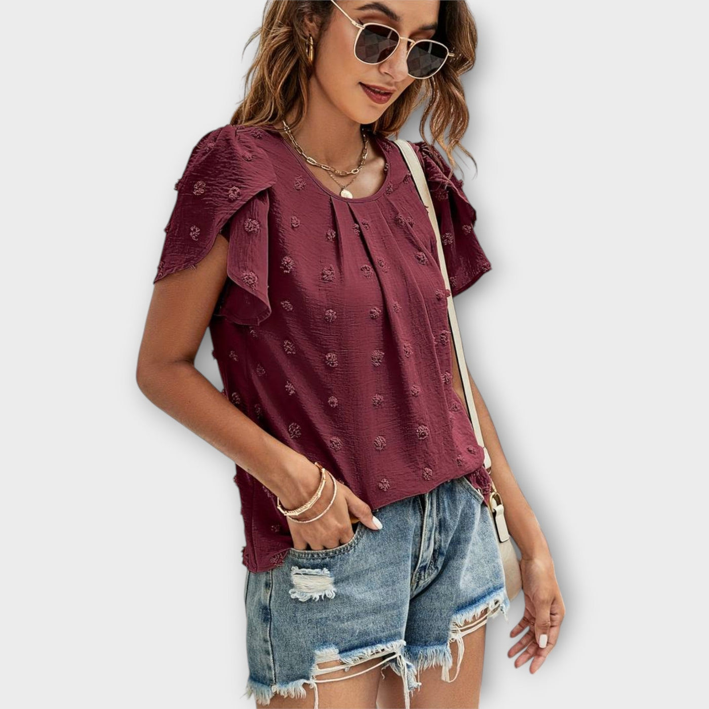 Charlotte - De perfecte polkadot blouse