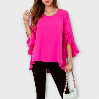 Aria - De perfecte lente blouse met ronde hals