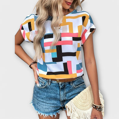 Chloe - Korte Mouwen Blouse