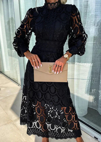 Lilian - Flatterende Maxi Jurk
