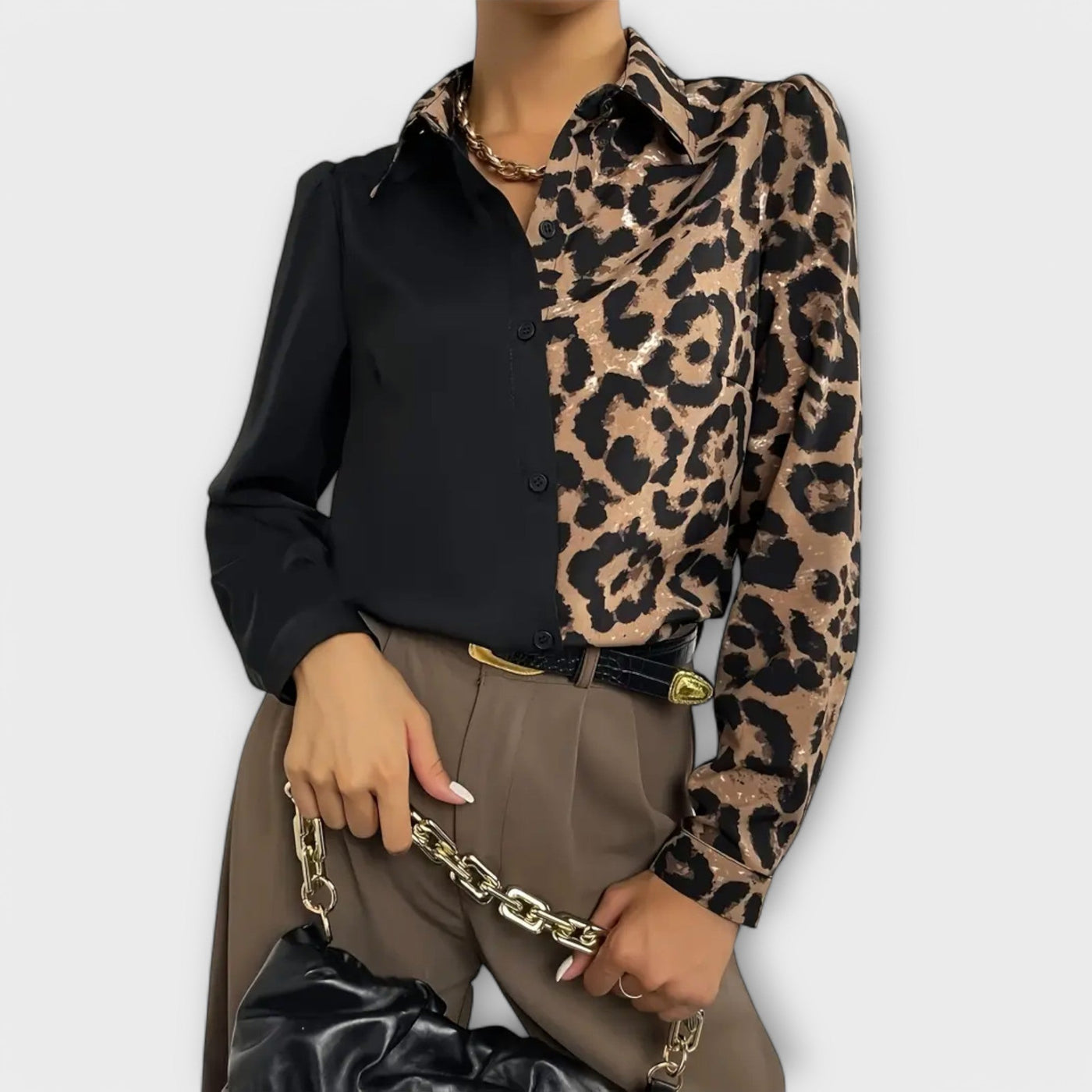 Eenvoudige en stijlvolle Leo-blouse