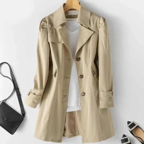 Laurian™ | Lichte Luxe in een Tijdloze Trenchcoat