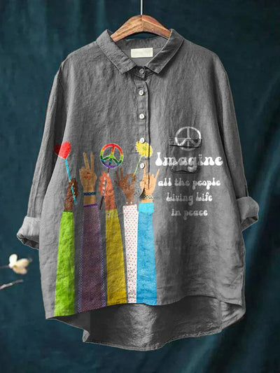 Hippie™ - Vrede Kunst T-shirt