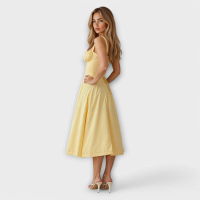 Kiana - Korset Midi-jurk