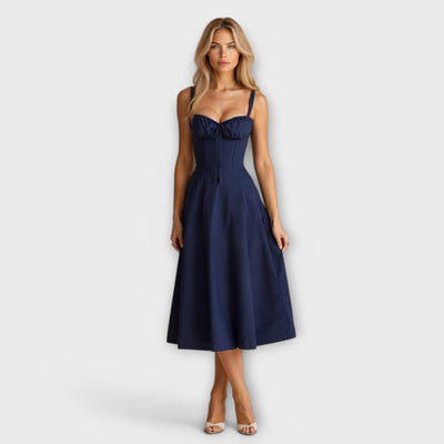 Kiana - Korset Midi-jurk