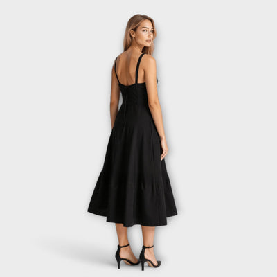 Kiana - Korset Midi-jurk