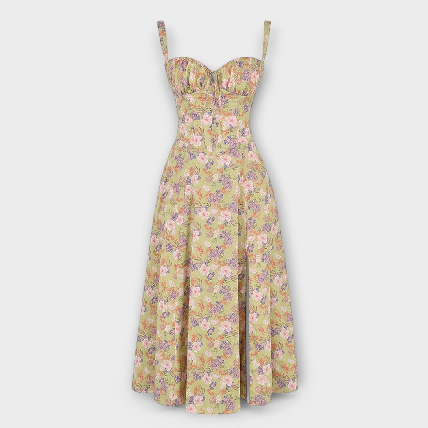 Kiana - Korset Midi-jurk