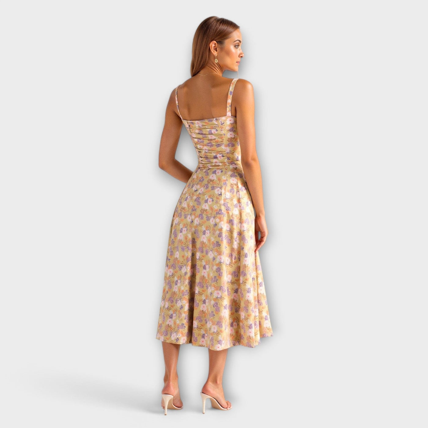 Kiana - Korset Midi-jurk