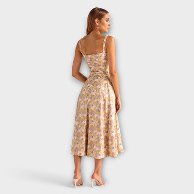 Kiana - Korset Midi-jurk