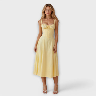 Kiana - Korset Midi-jurk