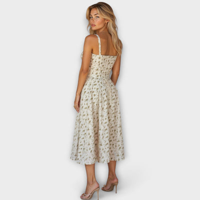 Kiana - Korset Midi-jurk