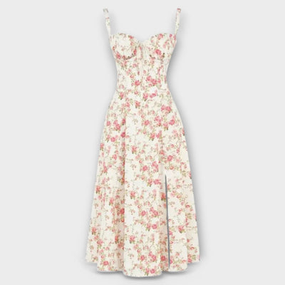 Kiana - Korset Midi-jurk