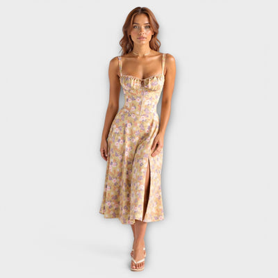 Kiana - Korset Midi-jurk