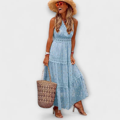 Lola - Maxikleed met Boho-kant