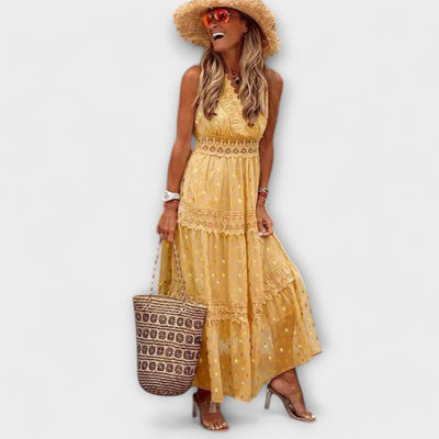 Lola - Maxikleed met Boho-kant