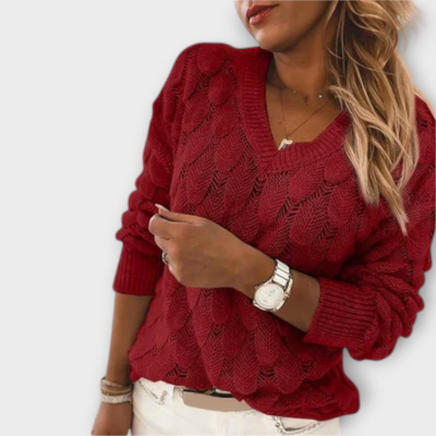 Noemier - Pullover met V-hals