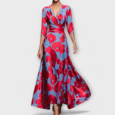 Alma - Elegante Mouwen Design Damesjurk