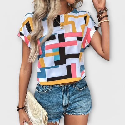 Chloe - Korte Mouwen Blouse