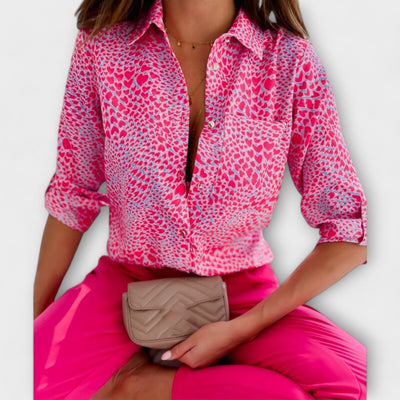 Blouse met klassieke kraag