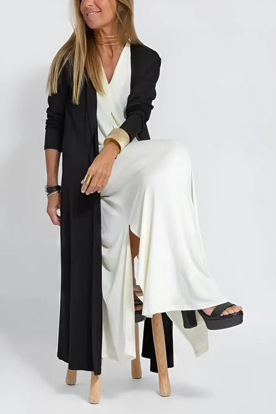 Serena | Lange Mouwen Jurk met Cardigan