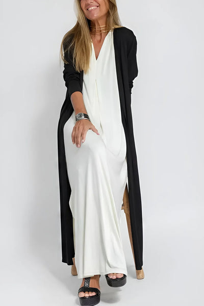 Serena | Lange Mouwen Jurk met Cardigan