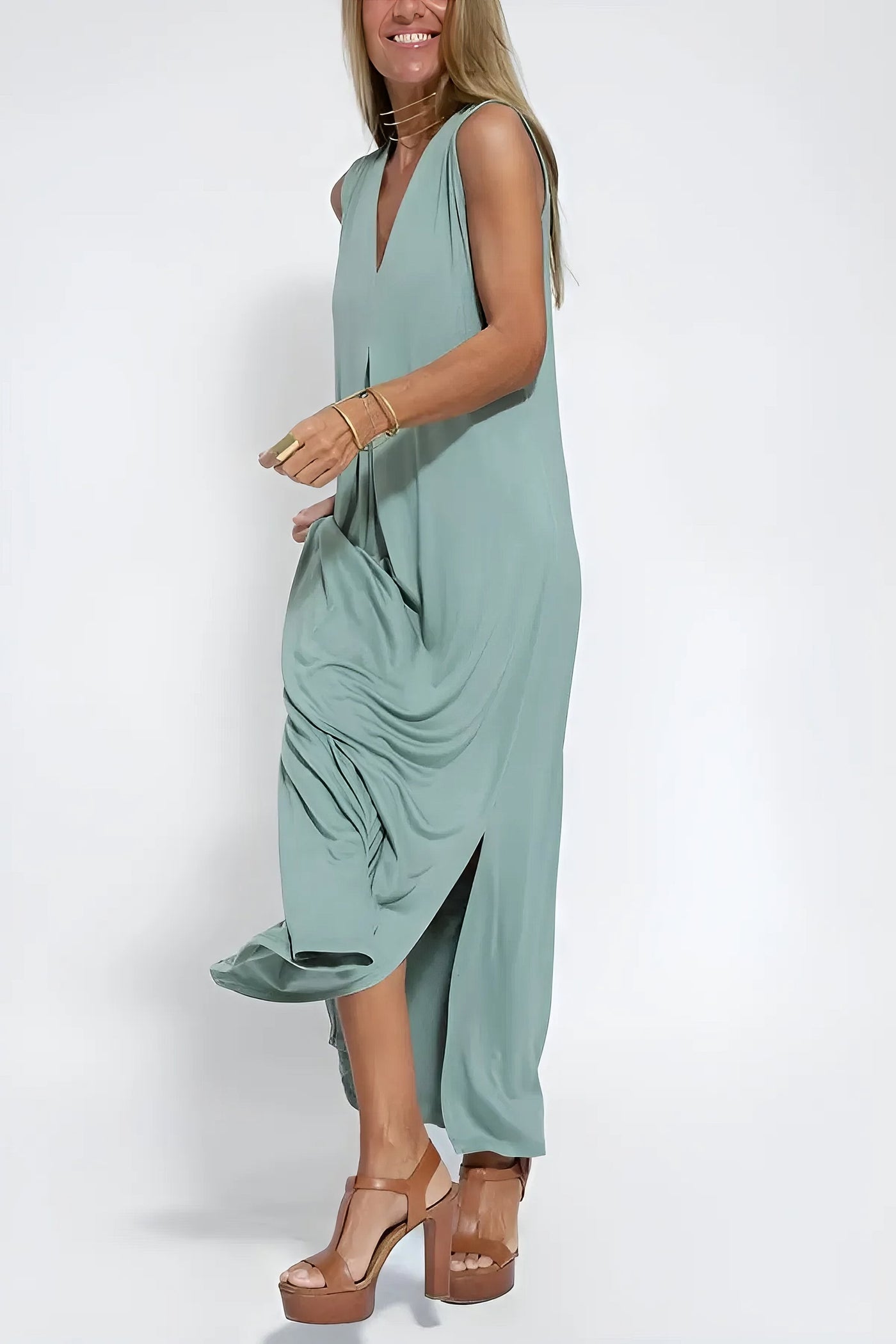 Serena | Lange Mouwen Jurk met Cardigan